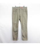 ベティスミス Betty Smith パンツ ボトムス スリム テーパード シンチバック ストレッチ 3L カーキ ※EKM