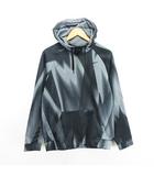 ナイキ NIKE パーカー トップス 長袖 プルオーバー 総柄 DRI-FIT 裏フリース ロゴ M グレー系 スポーツウェア ※EKM