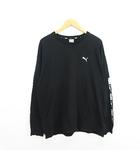 ナイキ NIKE Tシャツ カットソー 長袖 クルーネック ロゴ コットン XL ブラック ※EKM