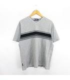 チャップス CHAPS ラルフローレン RALPH LAUREN Tシャツ カットソー 半袖 Vネック コットン L グレー ※EKM