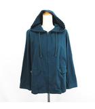 サマンサモスモス SM2 マウンテンパーカー ジャケット 長袖 ジップアップ コットン F ダークグリーン ※EKM