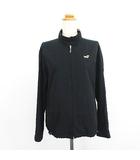 GOLF ジャケット ブルゾン 長袖 ジップアップ スタンドカラー ロゴ L ブラック ※EKM