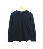 ミッシェルクランオム M.K HOMME カットソー Tシャツ 長袖 Vネック 地模様 51 ネイビー ※EKM
