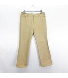 エムケー ミッシェルクラン MK MICHEL KLEIN パンツ ボトムス ブーツカット ストレッチ 38 ベージュ ※EKM
