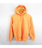 ジーユー GU パーカー スウェット 長袖 プルオーバー S ライトオレンジ ※EKM