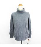 ドネモア Donnez-Moi ニット セーター 長袖 タートルネック ウール混 カシミヤ混 M～L グレー ※EKM