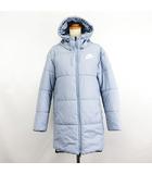 ナイキ NIKE AJ7434-088 ベンチコート アウター 長袖 フード ロング丈 ロゴ 中綿 L グレー スポーツウェア ※EKM