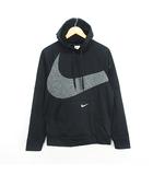 ナイキ NIKE パーカー トップス 長袖 プルオーバー 裏フリース ロゴ S ブラック スポーツウェア ※EKM