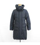 プラステ PLST ダウンコート アウター 長袖 ボリュームカラー ジップアップ ロング丈 2 ダークグレー ※EKM