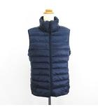 ユニクロ UNIQLO ダウンベスト アウター ジップアップ L ネイビー ※EKM