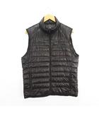 ユニクロ UNIQLO ダウンベスト アウター ジップアップ L ダークブラウン ※EKM