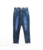 サムシング something SEA86 CLAUDIA デニム ジーンズ ボトムス スリム テーパード ユーズド加工 ストレッチ 29 インディゴ ※EKM