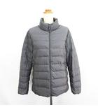 ダウンジャケット アウター 長袖 ジップアップ XL グレー ※EKM
