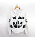 アディダスオリジナルス adidas originals パーカー ジャケット スウェット 長袖 ジップアップ ロゴ トレフォイル L-O ライトグレー スポーツウェア ※EKM