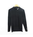 ナイキ NIKE PRO インナーシャツ 長袖 モックネック DRI-FIT ロゴ ストレッチ S ブラック スポーツウェア ※EKM