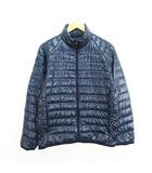 ダウンジャケット アウター 長袖 ジップアップ S ネイビー ※EKM