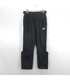 ナイキ NIKE パンツ ボトムス ロング丈 ウーブン 裏メッシュ ロゴ ナイロン S ブラック×ホワイト スポーツウェア ※EKM