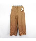 シネマクラブ CINEMACLUB チノワイドパンツ ボトムス ロング丈 ストレッチ LL キャメル ※EKM