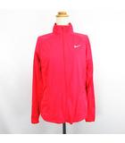 ナイキ NIKE RUNNING ジャージ ジャケット 長袖 ジップアップ 指穴 DRI-FIT ロゴ 裏起毛 L バーミリオン スポーツウェア ※EKM