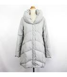 ケティ KETTY luxury ダウンコート アウター 長袖 ショールカラー ハーフ丈 3 グレー ※EKM