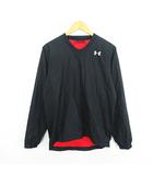 アンダーアーマー UNDER ARMOUR 1319721 ピステ ウィンドブレーカー 長袖 コールドギア ロゴ SM ブラック フットボールウェア ※EKM