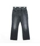 リーバイスプレミアム Levis PReMIUM A5563-0000 デニム ジーンズ ボトムス ブーツカット ユーズド加工 MIDDY ANKLE BOOTCUT 25 ブラック ※EKM