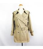 レキップヨシエイナバ L'EQUIPE YOSHIE INABA トレンチコート アウター 長袖 ショート丈 コットン 9 ベージュ ※EKM