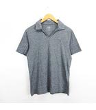 プーマ PUMA ポロシャツ 半袖 ロゴ コットン L グレー ※EKM