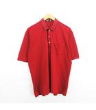ダックス DAKS GOLF ポロシャツ 半袖 ロゴ LB ダークレッド ※EKM