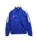 ナイキ NIKE ジャンパー ブルゾン ウィンドブレーカー 長袖 ジップアップ ロゴ S ブルー フットボールウェア ※EKM