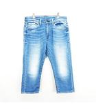 リーバイス Levi's 505 28229-0022 デニム ジーンズ ボトムス クロップド クール ユーズド加工 ストレッチ 32 インディゴブルー ※EKM