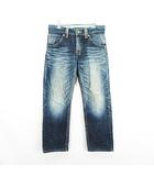 エドウィン EDWIN Exclusive Vintage 463XVS デニム ジーンズ ボトムス ストレート ユーズド加工 クラッシュ フラップ ジップ 28 インディゴ ※EKM