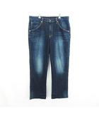 CLASSIC NOUVEAU KU04 デニム ジーンズ ボトムス ストレート ユーズド加工 ストレッチ 36 インディゴ ※EKM