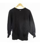 チャンピオン CHAMPION 90’S USA製 REVERSE WEAVE リバースウィーブ PALMER パーマー カレッジ スウェット トレーナー ロゴ 刺繍 黒 ブラック L ヴィンテージ オールド