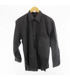 ジョルジオアルマーニ GIORGIO ARMANI シャツ 長袖 無地 チャコールグレー コットン 40 15 3/4 トップス ジョルジオアルマーニジャパン(株)