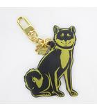 トゥミ TUMI キーホルダー 柴犬 ドッグ チャーム ブラック ゴールド