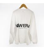 ロンTシャツ 長袖 ロゴ プリント 白 ホワイト 黒 ブラック XL ニューエラジャパン合同会社
