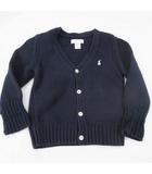 ラルフローレン RALPH LAUREN カーディガン ケーブルニット 長袖 紺 ネイビー ポニー 刺繍 18M コットン ラルフローレン株式会社 トップス