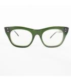 ポータークラシック Porter Classic 金子眼鏡 SUNGLASSES BEATNIK 日本製 ウェリントン アイウェア サングラス メガネ グリーン 緑 ブラウンレンズ