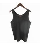 Olde Homesteader オールドホームステッダー タンクトップ 黒 ブラック コットン 40 トップス