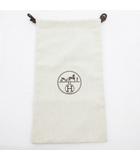 エルメス HERMES 保存袋 布袋 巾着 純正 35cm×19cm ヘリンボーン キャンバス 小物