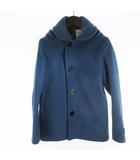 オーチバル ORCIVAL オーシバル シングル Pコート 14A-KWS-001 RC-8362 Aライン メルトン ウール 0 ブルー 青 アウター フード脱着可能