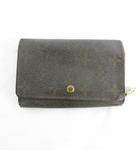 ルイヴィトン LOUIS VUITTON モノグラム ポルトフォイユモネ トレゾール M61736 ウォレット 2つ折り財布 コンパクト