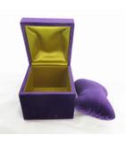 グッチ GUCCI 保存箱 バングル ベルベット ジュエリーボックス 付属品 パープル 紫  13cm×12.5cm×11.5cm