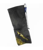 ミズノ MIZUNO テニス ラケットバッグ 2本入 L33 H81 ブラック ゴールド ロゴ