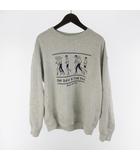 ユニクロ UNIQLO yu nagaba 長場 雄 M コラボ スウェット トレーナー ロゴ プリント グレー コットン トップス