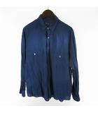 ポータークラシック Porter Classic M SPECIAL EDITION ROLL UP LINEN SHIRTS ロールアップ リネン シャツ 長袖 コットン 麻 ネイビー 紺