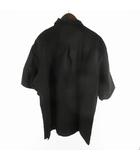  The CLASIK ザ クラシック 25SS CKSH-167 48 SHARK COLLOR SHIRT リネン シャツ 半袖 麻 ブラック 黒 トップス