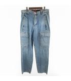 リーバイス Levi's W32 SILVER TAB シルバータブ LOOSE ルーズ カーゴ デニムパンツ ジーンズ Gパン インディゴブルー ヴィンテージ オールド ライトオンス