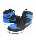 ナイキ NIKE US10 28cm DZ5485-042  Air Jordan 1 Retro High OG Royal Reimagined エアジョーダン スニーカー 靴 ロイヤルブルー ブラック
